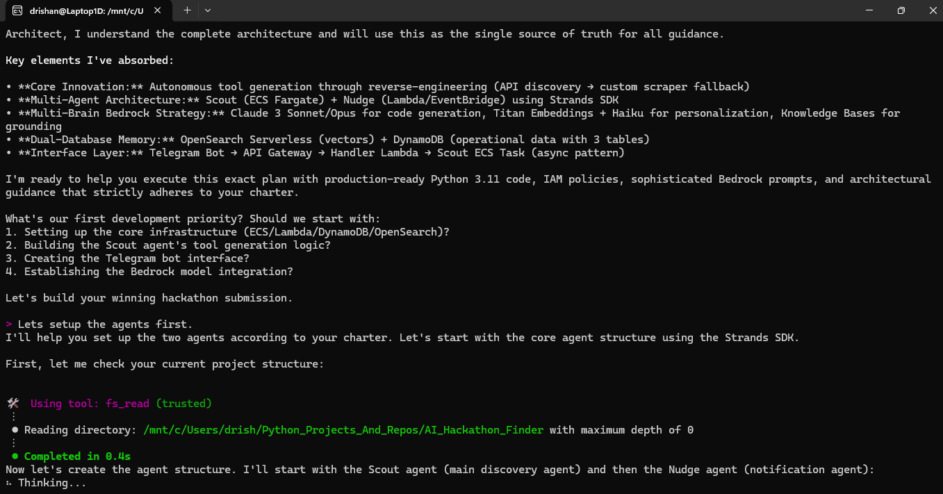Development Screenshot